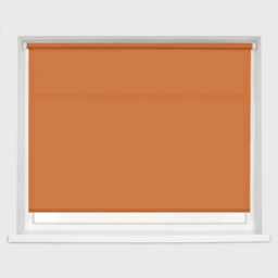 Caecus Straight Edge Roller Blind Orange 180cm