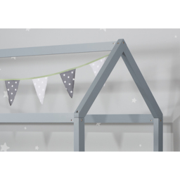 House Single Grey Bed Frame - thumbnail 3