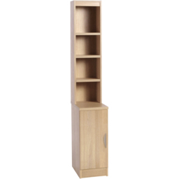 R White Cabinets Single Door Light Brown Height Cupboard with Hutch - thumbnail 2