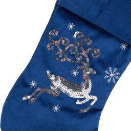 Sequin Stocking Midnight Blue - Midnight Blue - thumbnail 3