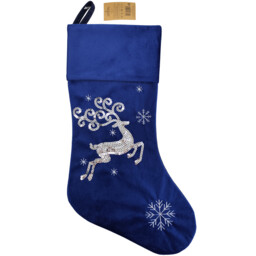 Sequin Stocking Midnight Blue - Midnight Blue