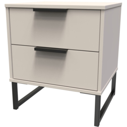 Crowndale Hong Kong 2 Drawer Kashmir Ash Bedside Table - thumbnail 2