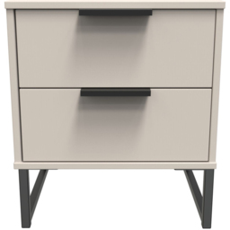 Crowndale Hong Kong 2 Drawer Kashmir Ash Bedside Table - thumbnail 3