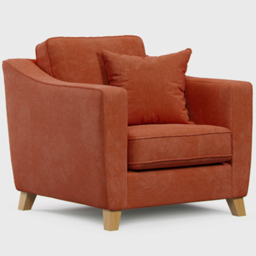 Marlon City Terracotta Armchair - thumbnail 2