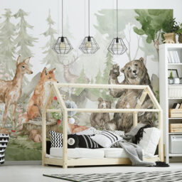Walltastic Forest Friends Wall Mural - thumbnail 1