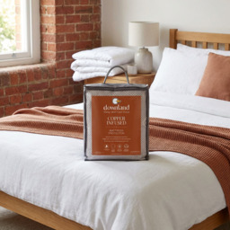 Downland White Super King Size Copper Infused Mattress Protector - thumbnail 2