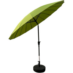Shanghai 2.7m Crank and Tilt Parasol Apple Green - thumbnail 2