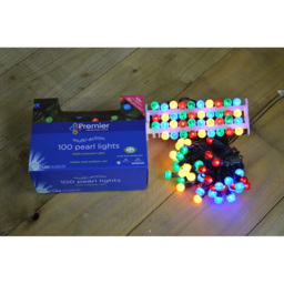 Premier Multicoloured Multi Action LED Outdoor Pearl Christmas Light 10m - thumbnail 4