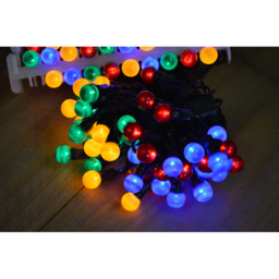 Premier Multicoloured Multi Action LED Outdoor Pearl Christmas Light 10m - thumbnail 2