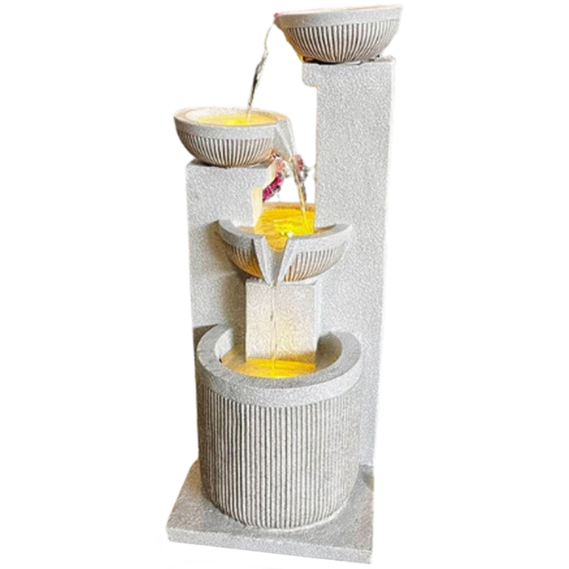 Tranquillity Diablo Pour Mains Powered LED Water Feature - image 1
