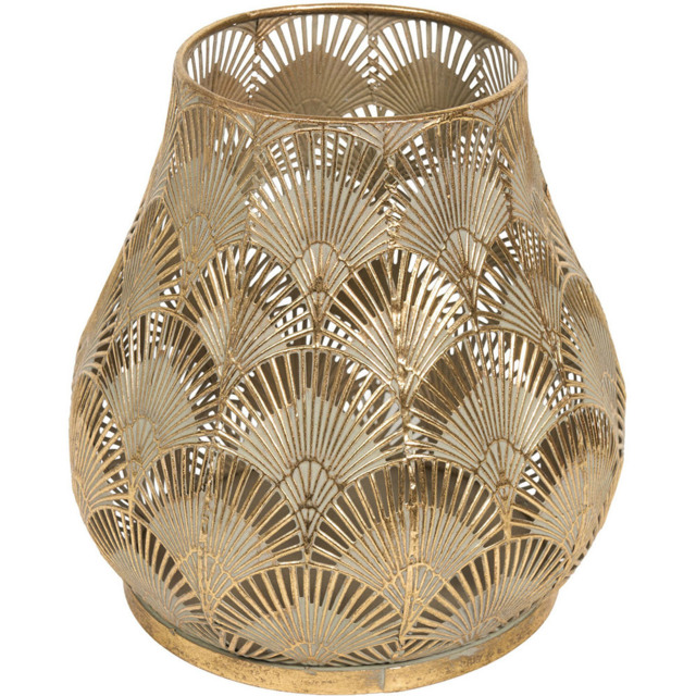 Athena Metal Lantern Gold - image 1