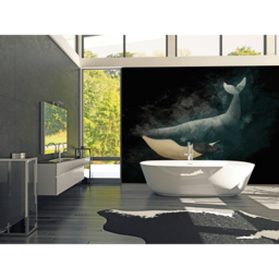 A.S Creation Whale Dark Digital Mural - thumbnail 3