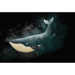 A.S Creation Whale Dark Digital Mural - thumbnail 2