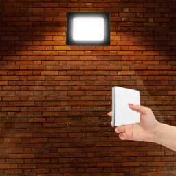 ENER-J 30W LED Floodlight Pre Wired with 500W RF Receiver and 1G Wireless Kinetic Switch - thumbnail 2