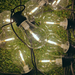 Samuel Alexander Warm White Connectable Festoon Bulb Lights Set of 10 4.5m - thumbnail 3