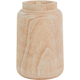 Natural Wooden Vase 29cm