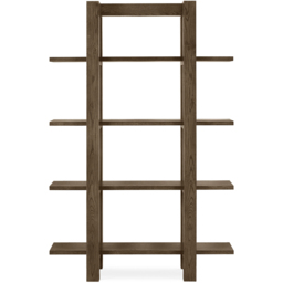 Bentley Designs Turin Dark Oak 4 Shelf Unit - thumbnail 3