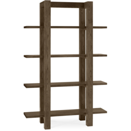 Bentley Designs Turin Dark Oak 4 Shelf Unit - thumbnail 2