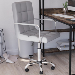 VIDA DESIGNS Calbo Grey Office Chair - thumbnail 1