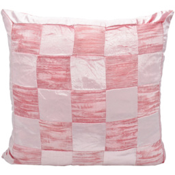 Intimates Velvet Patchwork Dusky Filled Cushion 56 x 56cm 2 Pack