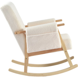 Bebe & Beyond Storyteller Off White Teddy Nursing Chair - thumbnail 4