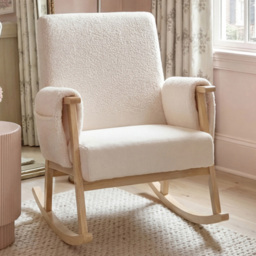 Bebe & Beyond Storyteller Off White Teddy Nursing Chair - thumbnail 1
