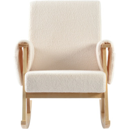 Bebe & Beyond Storyteller Off White Teddy Nursing Chair - thumbnail 3