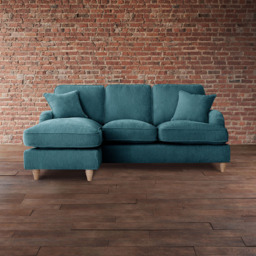 The Vienna 3 Seater Emerald Left Hand Chaise Sofa - thumbnail 3