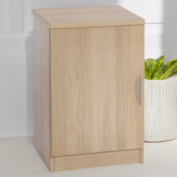 R White Cabinets Single Door Light Oak Desk Height Cupboard
