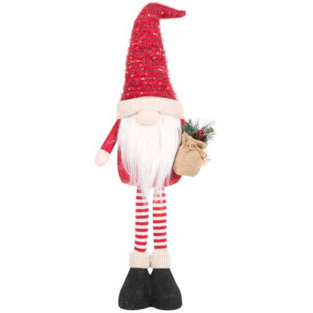 Sleigh Bells Ring Red Standing Christmas Gonk 43cm - image 1