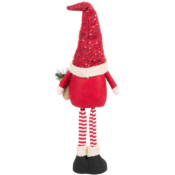 Sleigh Bells Ring Red Standing Christmas Gonk 43cm - thumbnail 3