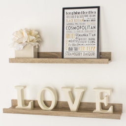 Core Products Dura 48cm Oak Effect Display Shelf - thumbnail 4