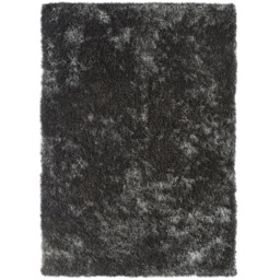 Origins Charcoal and Black Glamour and Shimmer Rug 160 x 230cm - thumbnail 1