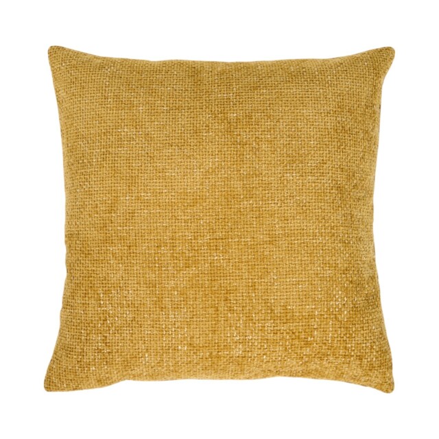 Ochre Soft Chenille Boucle Cushion 45 x 45cm - image 1