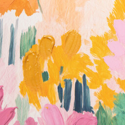 Single Colourful Abstract Woodland Canvas 90 x 60cm in Assorted styles - thumbnail 3