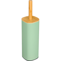 Sleek Bamboo Toilet Brush Holder Sage Green - thumbnail 2