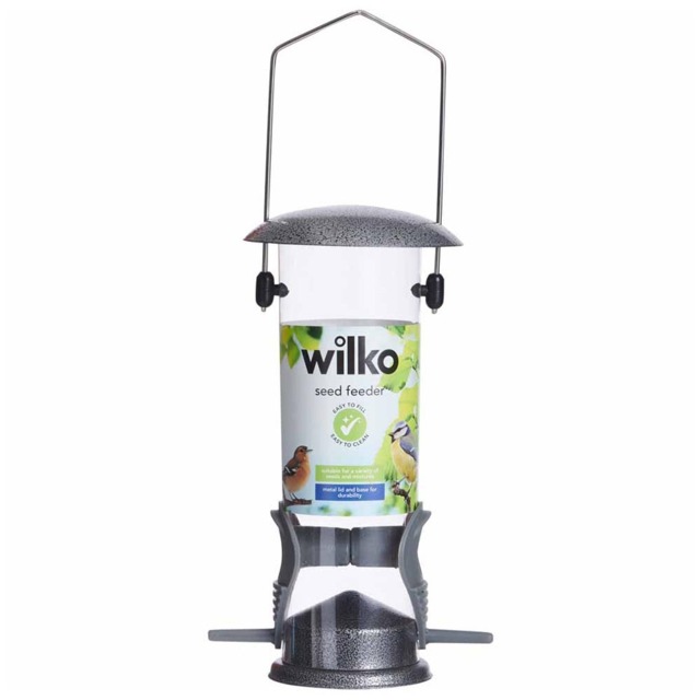 Wild Bird Metal Seed Feeder - image 1