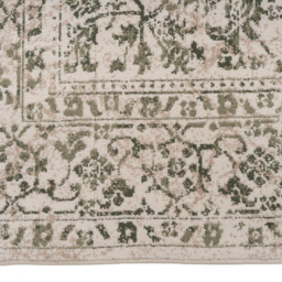 Kukoon Oscar Isadora Flat Sage Green Vintage Rug 280 x 380cm - thumbnail 4