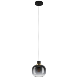 EGLO Oilella Black and Grey Gradient Pendant Light