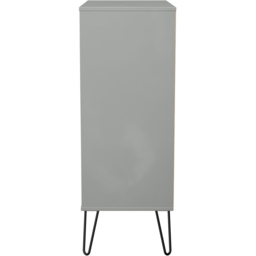 Crowndale Harlequin 5 Drawer Dusk Grey Chest of Drawers Ready Assembled - thumbnail 4