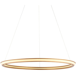 Merano Syracuse Satin Gold White Pendant Ceiling Lamp - thumbnail 3