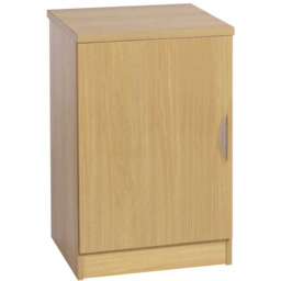 R White Cabinets Single Door Brown Desk Height Cupboard - thumbnail 2