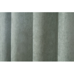 Divante Alden Chenille Thermal Eyelet Curtain Sage 229 x 229cm - thumbnail 4
