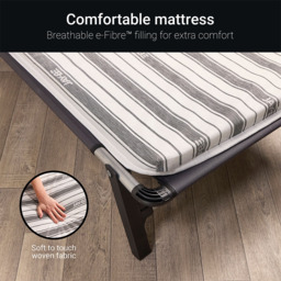 Jay-Be Single Mobile Folding Bed with Comfort Mattress - thumbnail 3