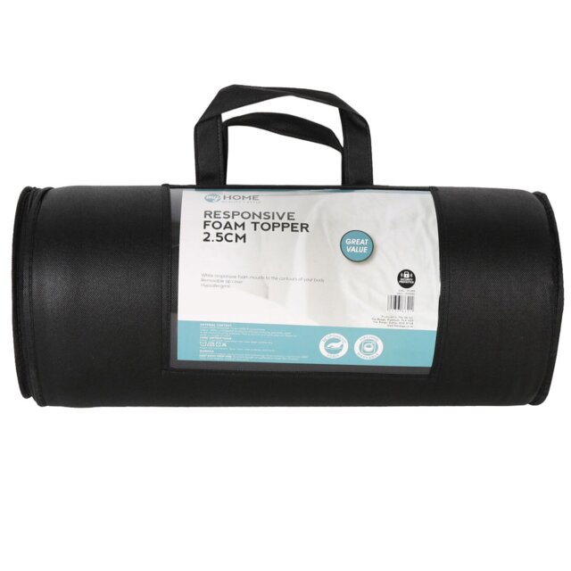My Home Single Responsive Foam Mattress Topper - image 1