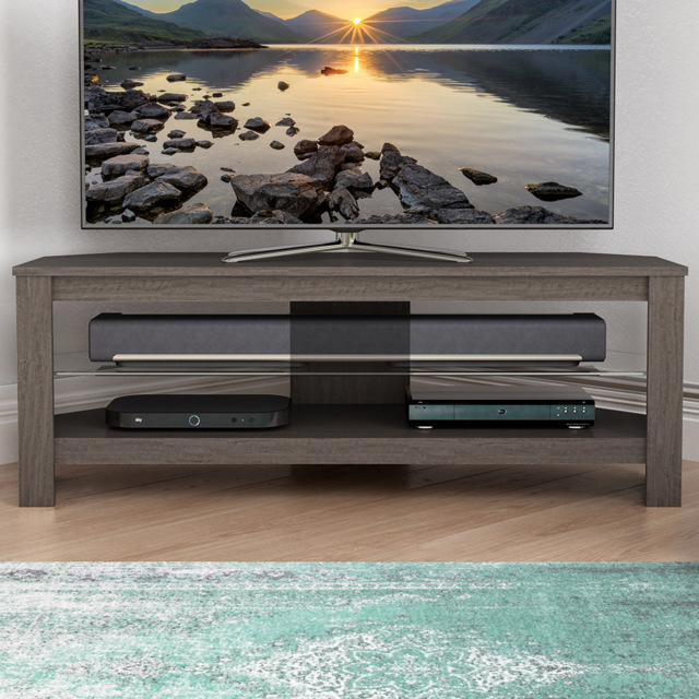 AVF Calibre Plus 2 Shelf Grey Oak TV Unit - image 1