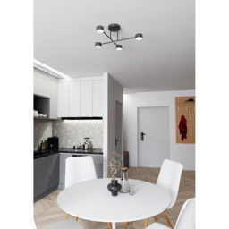 Emibig Halo Black 4 Light GX53 LED Ceiling Lamp - thumbnail 3
