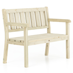 AMATA Ungurs 2 Seater Green Straight Bench - thumbnail 3