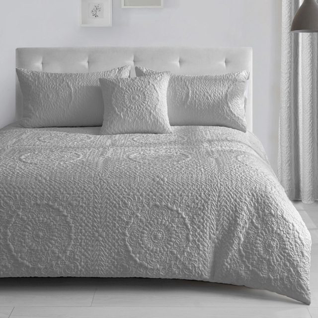 Velosso Winchester Single Grey Duvet Cover Set - image 1