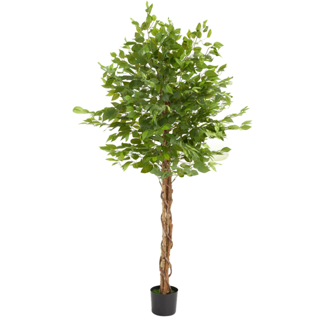 tectake Artificial Ficus Plant in Pot 180cm - image 1